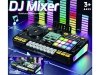 Konsola Dj dla dzieci Organki Zabawka muzyczna Elektroniczny Mikser Kontroler Mikrofon Konsoleta Światło LED